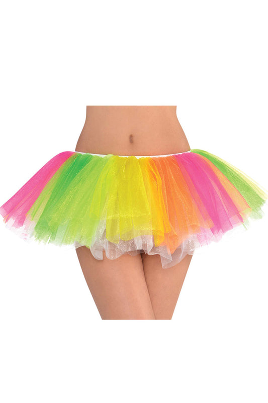Neon Rainbow Tulle Tutu