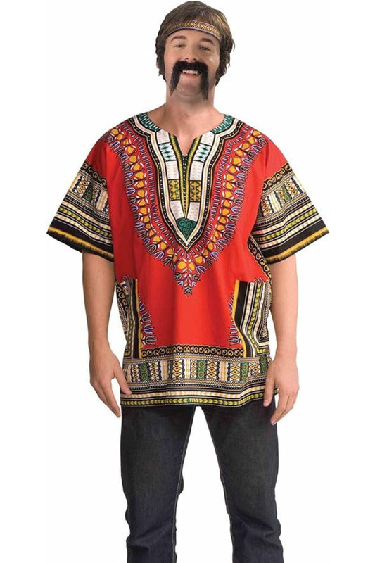 Men's Dashiki Hippie Costume Shirt