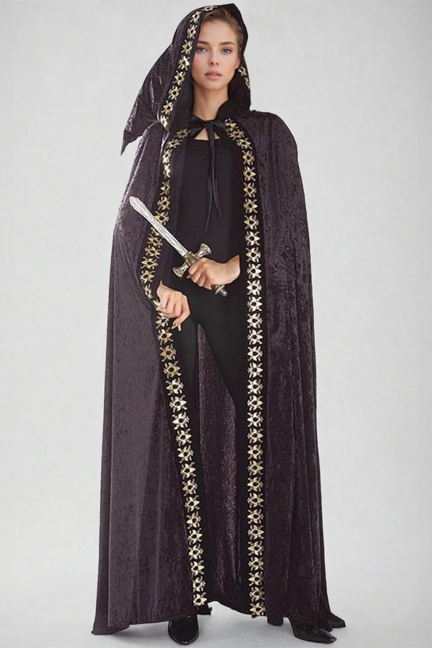 Black Velvet Cape