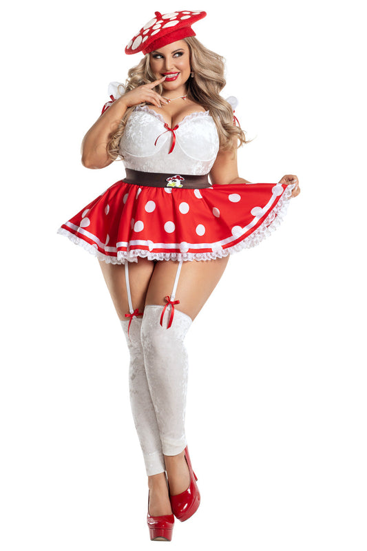 Plus Size Mushroom Cutie Costume