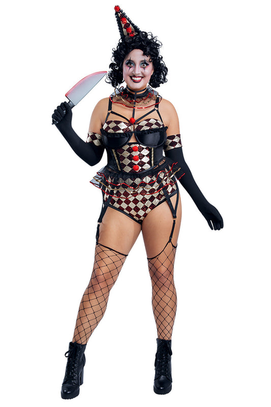 Plus Size Killer Clown Costume