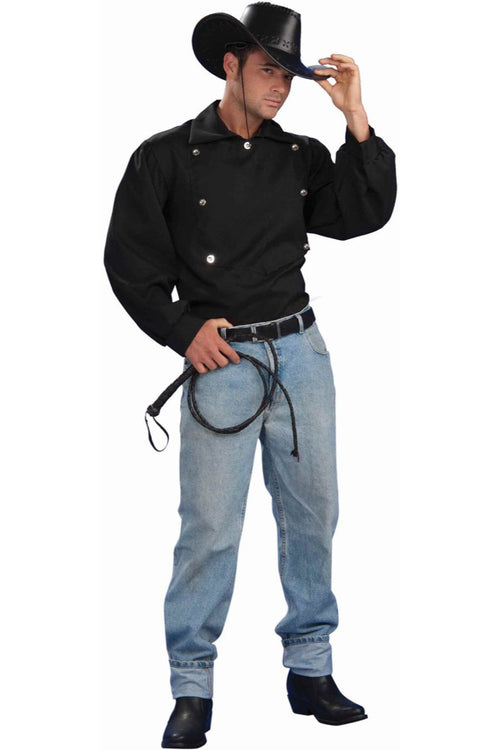 Men's Black Cowboy Shirt