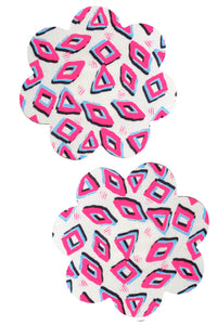 White/Hot Pink
