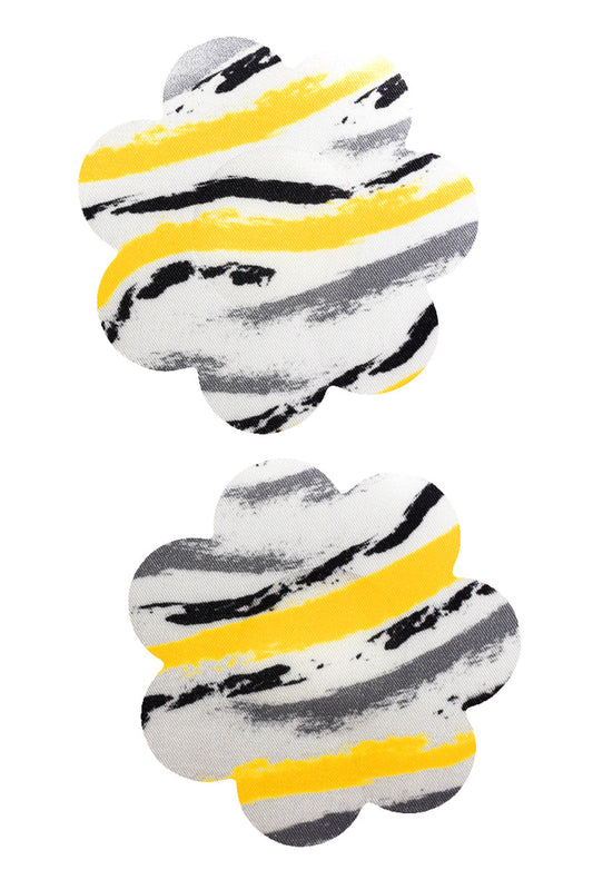 Yellow Splash Petal Pasties
