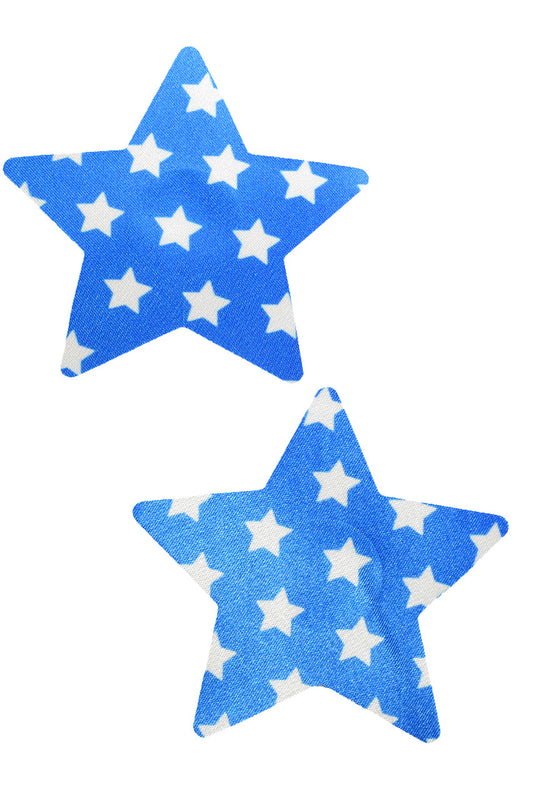 Blue and White Star Pasties