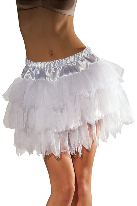 White Tutu With Satin