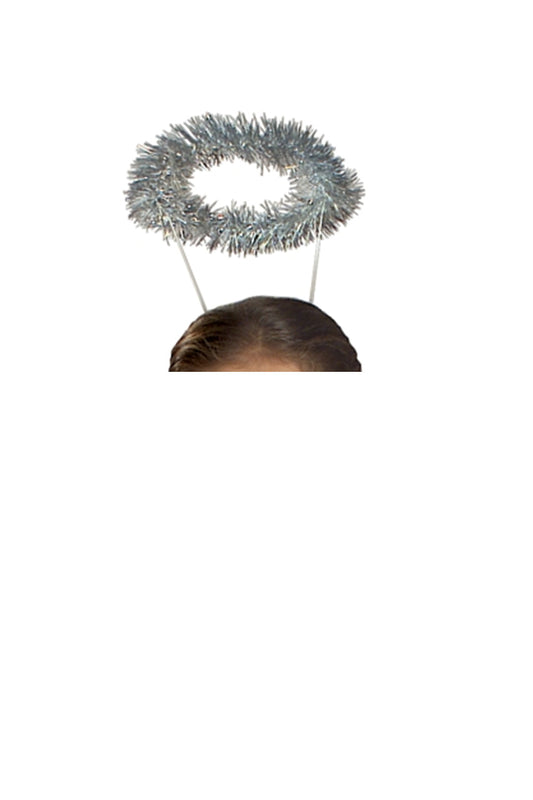 Silver Tinsel Halo