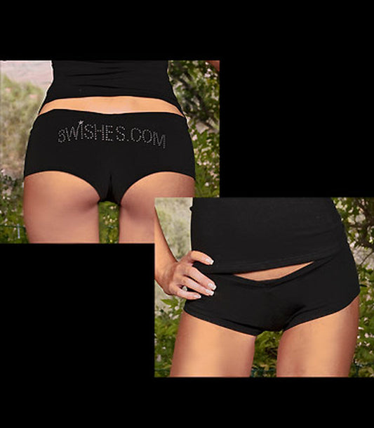 Rhinestone Boy Shorts