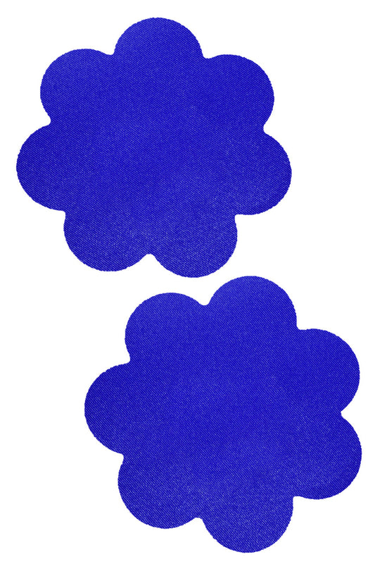 Blue Petal Nipple Pasties