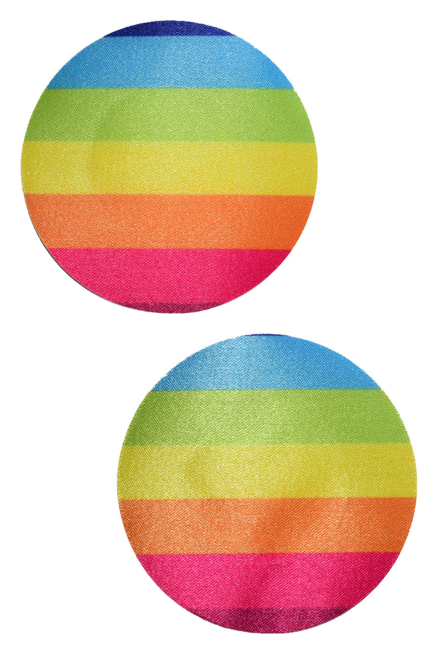 Rainbow Circle Nipple Pasties