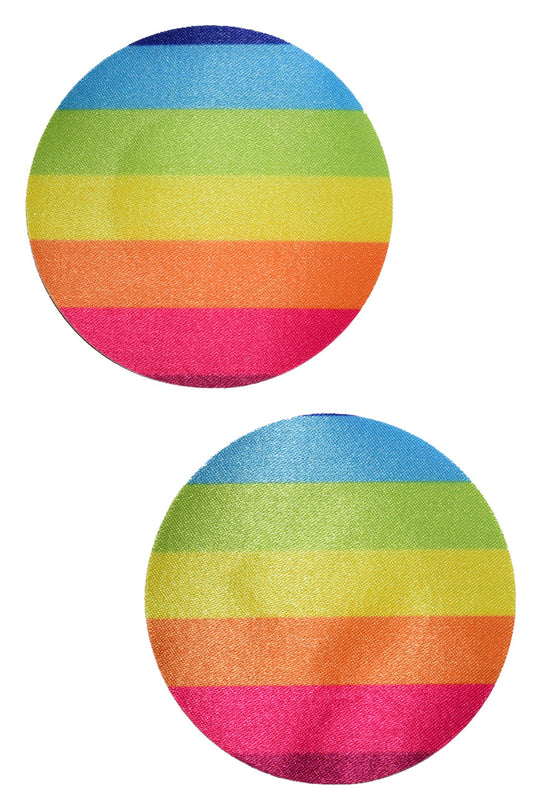 Rainbow Circle Nipple Pasties