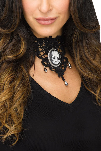 Victorian Vampire Hat and Choker