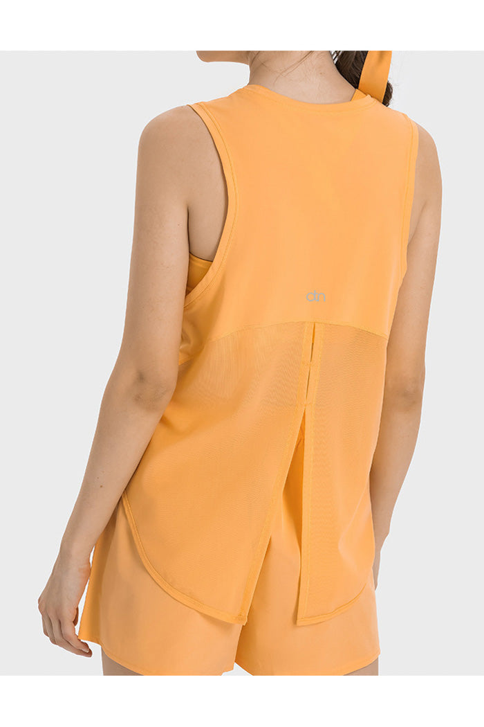 Split Back Tank Top