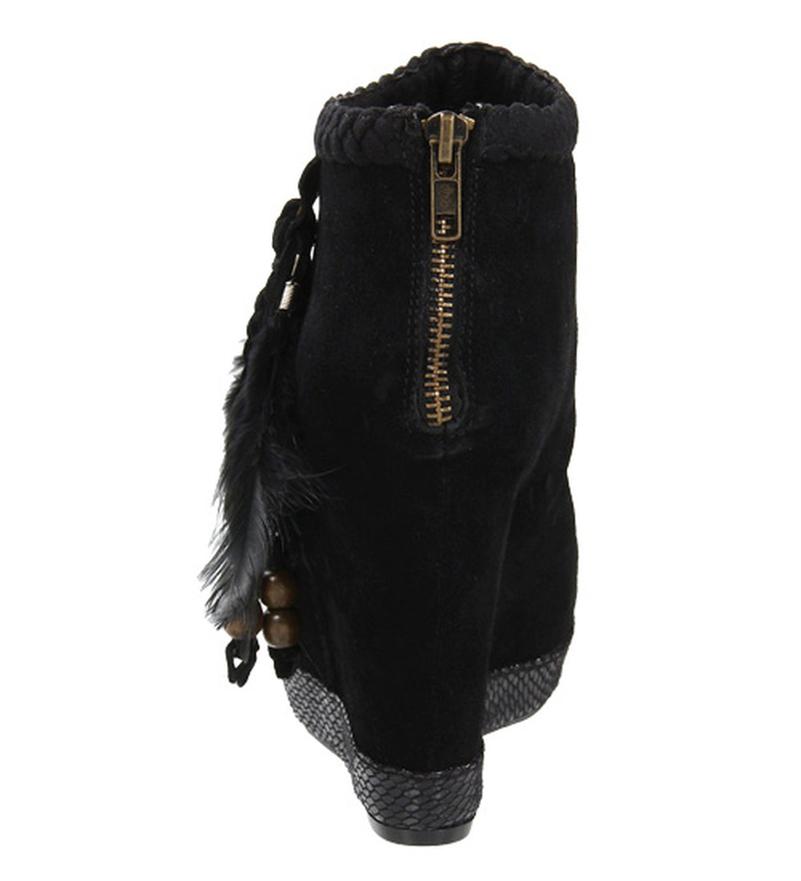 Milana Ankle High Wedge Booties