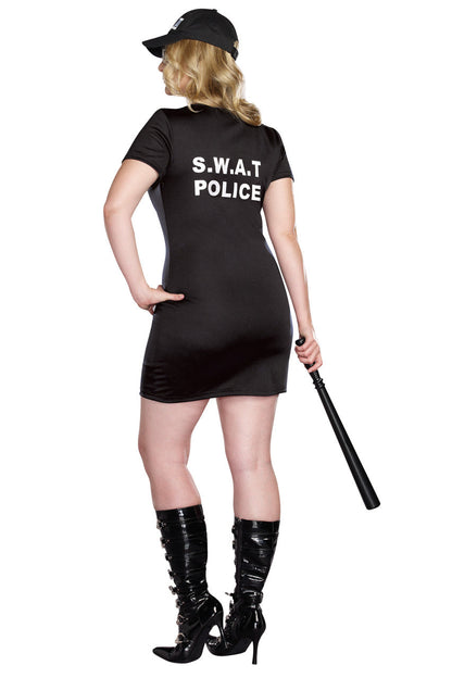 Plus Size SWAT Police Costume