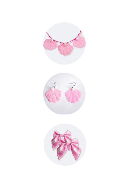 Plus Size Pink Gingham Beach Party Doll Costume