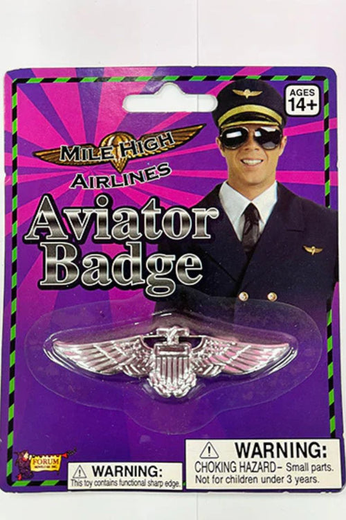 Aviator Badge Costume Accessory