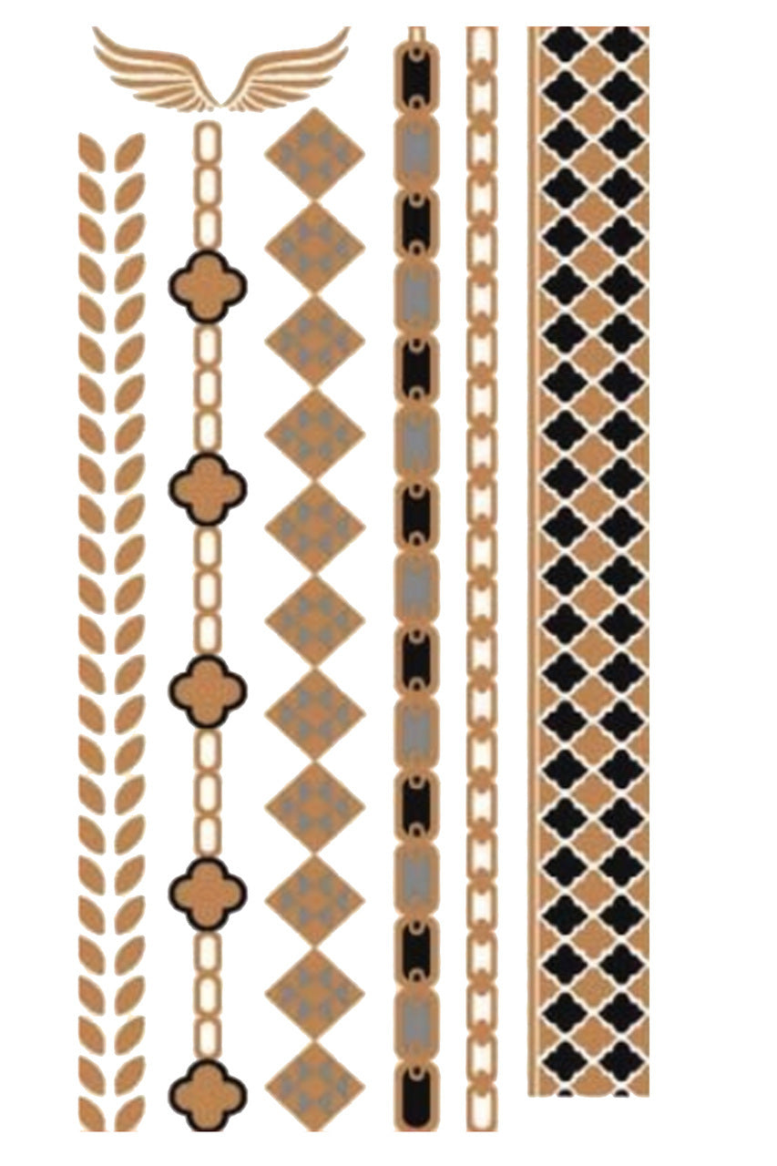 Gold Tattoo Combo- Roman