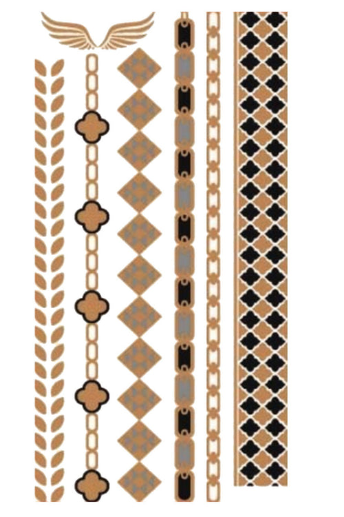 Gold Tattoo Combo- Roman