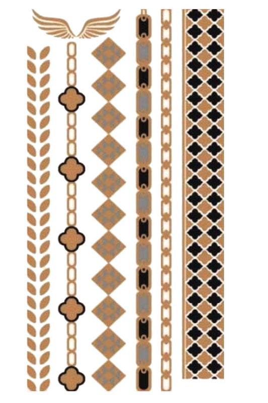 Gold Tattoo Combo- Roman