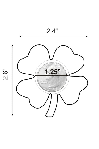 Purple Mini Shamrock Nipple Pasties