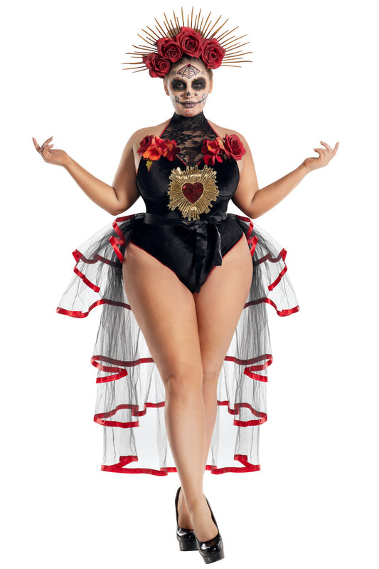Plus Size La Muerta Costume