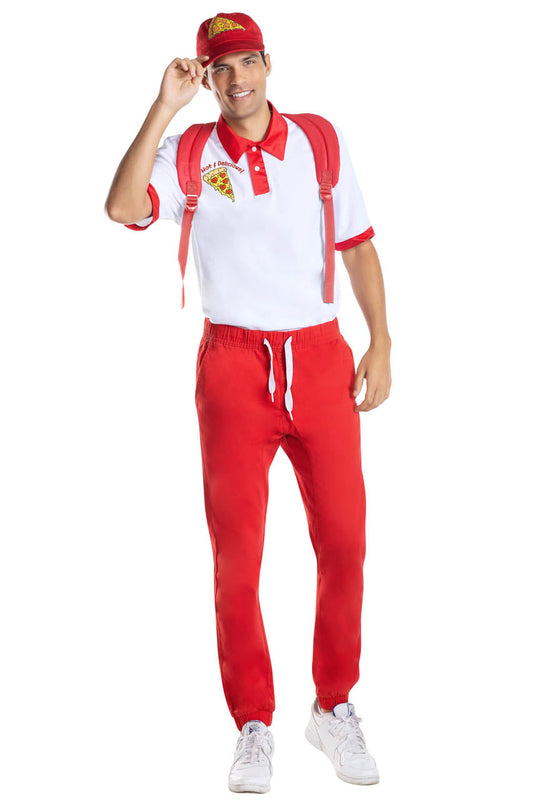 Hot & Delicious Pizza Guy Costume