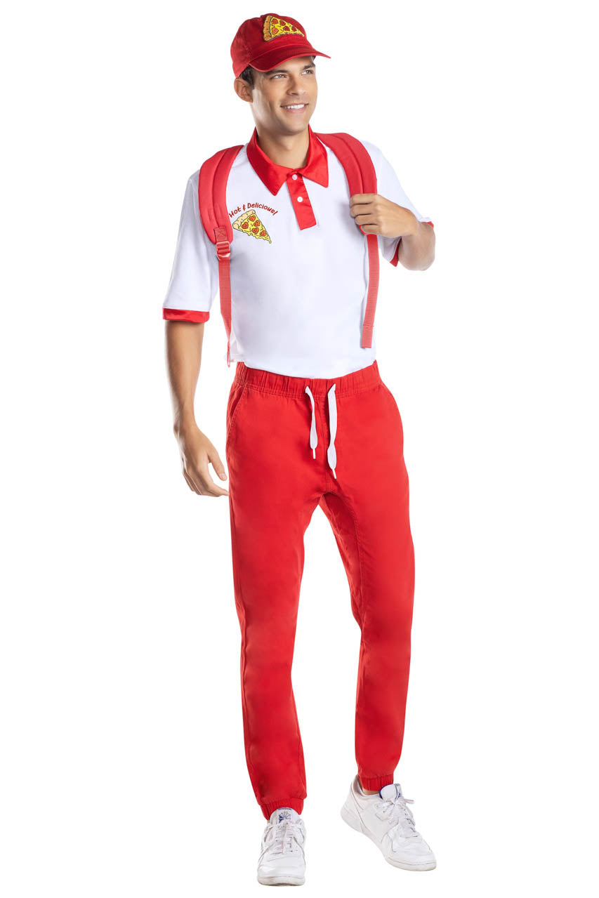 Hot & Delicious Pizza Guy Costume