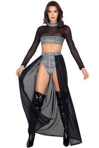 Black/Silver