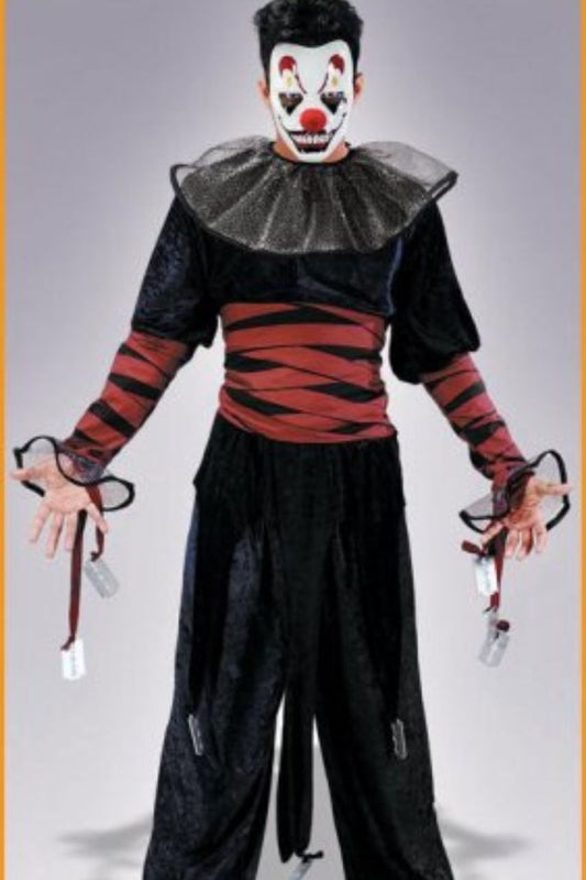 Insane Asylum Smiley The Clown Costume