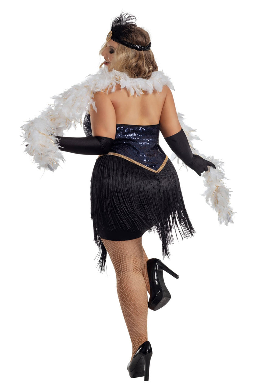 Plus Size Jazzy Jezebel Flapper Costume