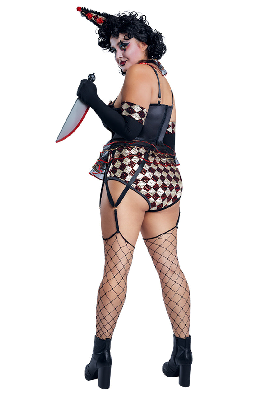 Plus Size Killer Clown Costume