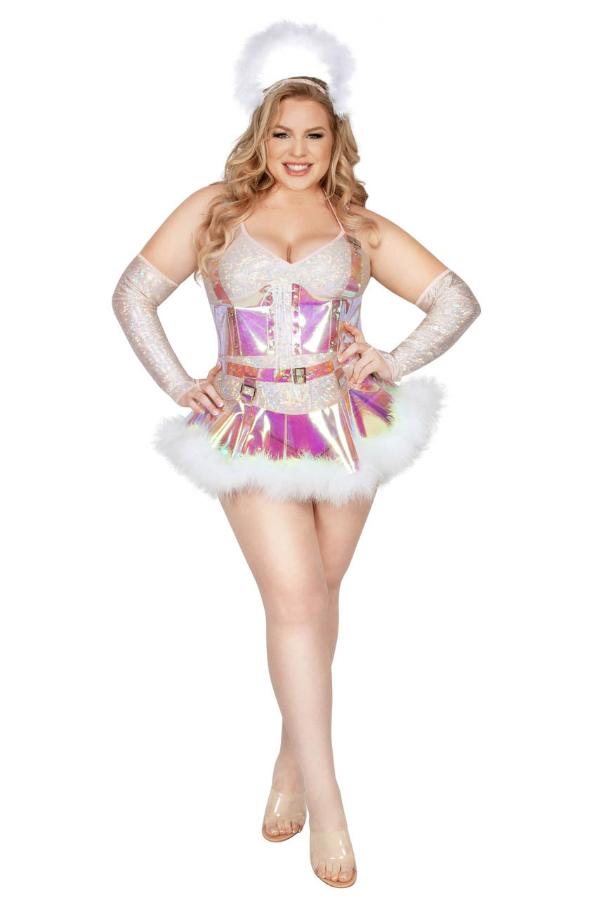 Plus Size Rave Angel Costume