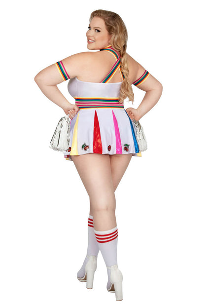 Plus Size Bomb Cherry Cheerleader Costume