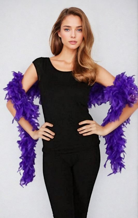 Purple Fashion Boa