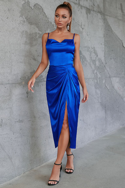 Sinful Satin Cocktail Dress