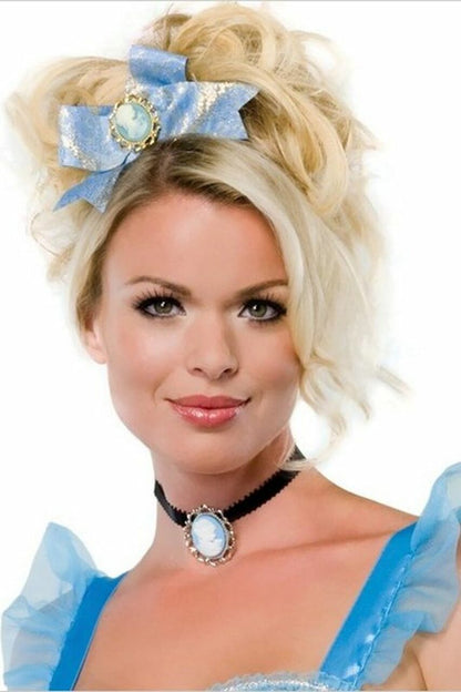 Princess Brocade Hair Bows Accessory