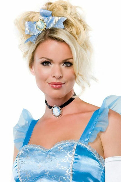 Princess Brocade Hair Bows Accessory