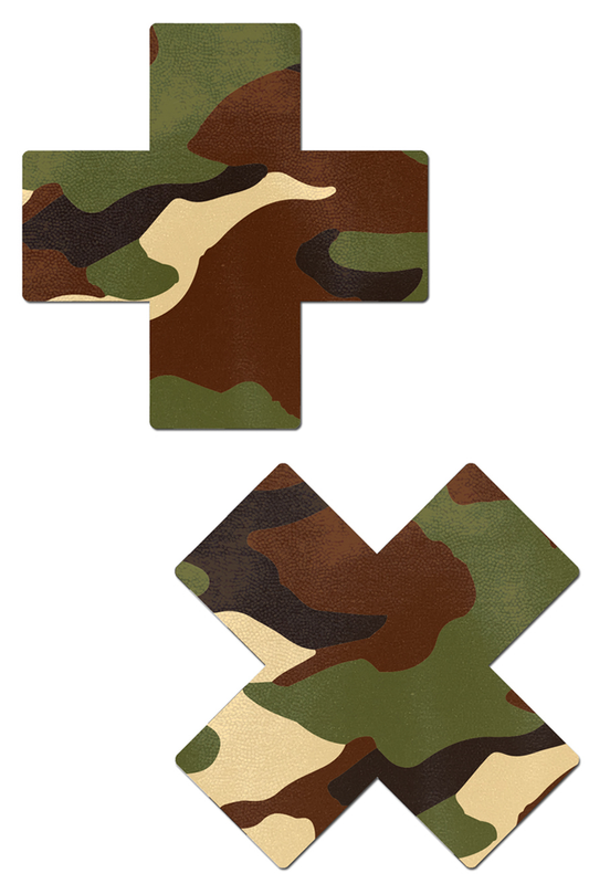 X Green Camo Pasties