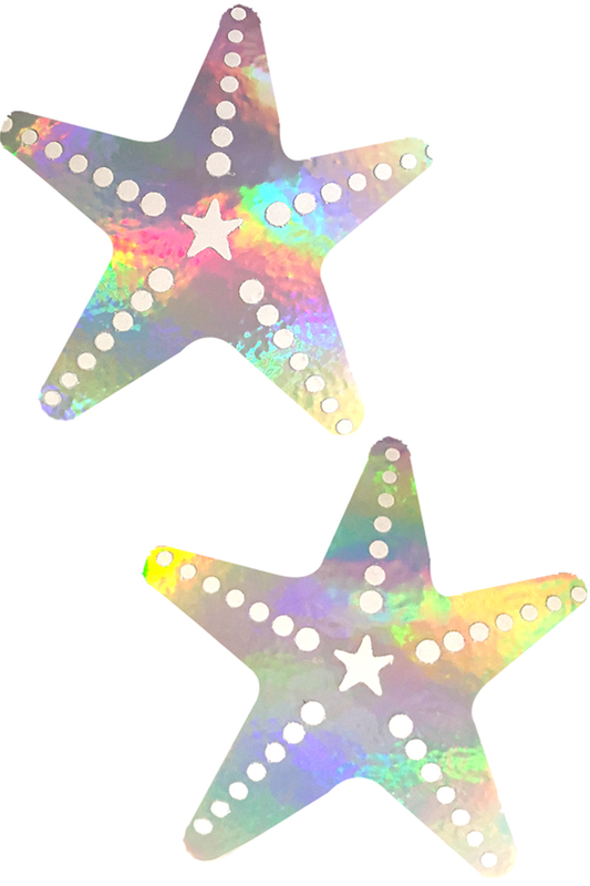Care Bare Stare Holographic Starfish Pasties