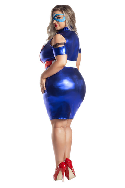 Plus Size Captain USA Costume