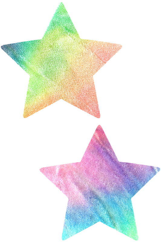 Rainbow Sherbet Tie Dye Velvet Pasties
