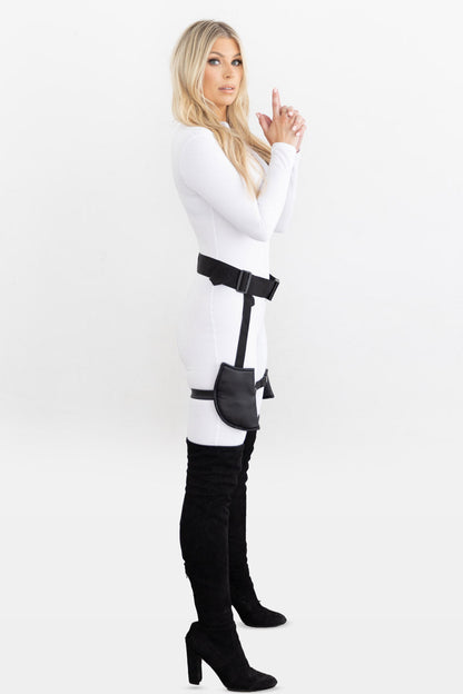 White Widow Assassin Costume